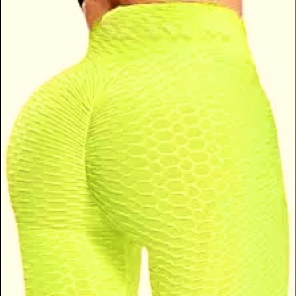 Women's High Waist Yoga Pants Booty Leggings - Picture 3 of 5